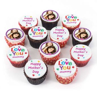 12 Love You Photo Cupcakes
