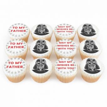 12 Space Father Cupcakes