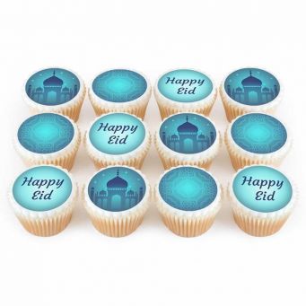 12 Eid Temple Cupcakes