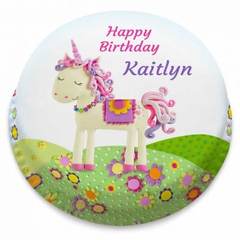 Pretty Unicorn Birthday Cake