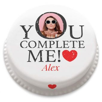 You Complete Me Cake