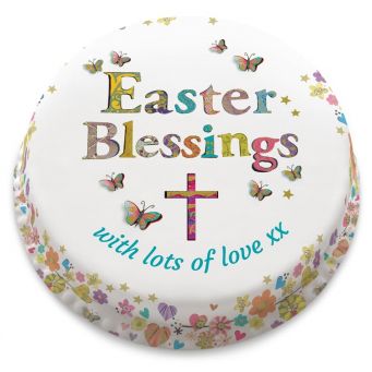 Easter Blessings Flower Cake