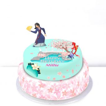 Disney Mulan Tiered Cake