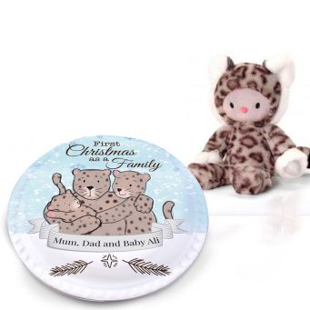 Leopard Baby Christmas Gift Set