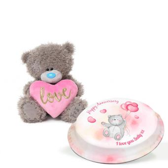 Love You Teddy Gift Set