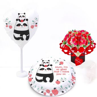 Panda Rose Gift Set
