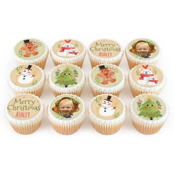 12 Cute Christmas Cupcakes
