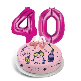 40th Birthday Bubbly Gift Set