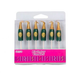 6 Champagne Candles