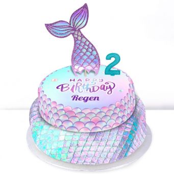 2nd Birthday Mermaid Cake