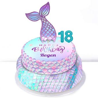18th Birthday Mermaid Cake
