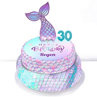 30th Birthday Mermaid Cake