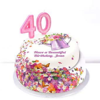 40th Birthday Gardening Cake