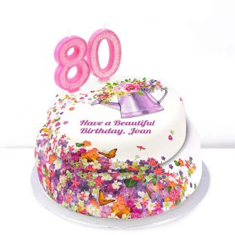 80th Birthday Gardening Cake