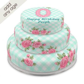 Any Age Vintage Tiered Cake