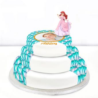 Disney Ariel Photo Cake
