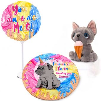 Ice Cream Pug Gift Set