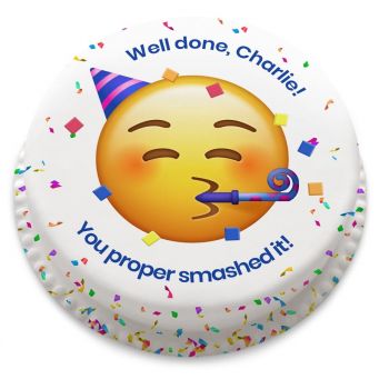 Congrats Emoji Cake