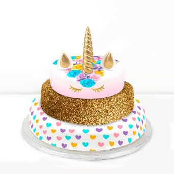 Tiered Unicorn Cake