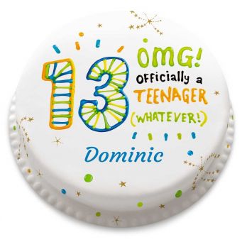 13th Birthday OMG Cake