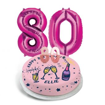 80th Birthday Bubbly Gift Set