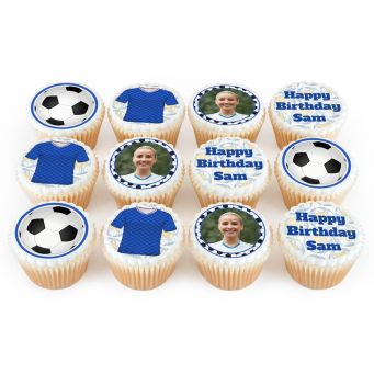 12 Leicester City F.C. Themed Cupcakes