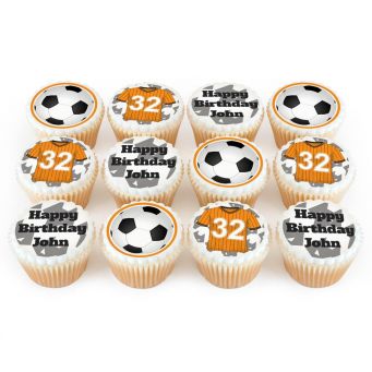 12 Wolverhampton Themed Cupcakes