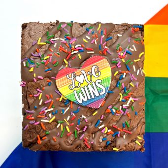 Pride Love Wins Brownies