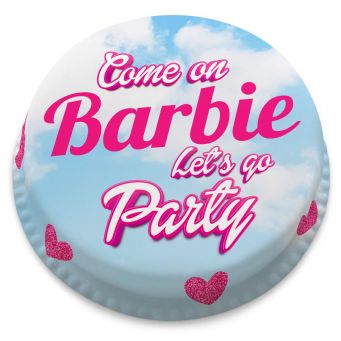 Barbie Themed Cake