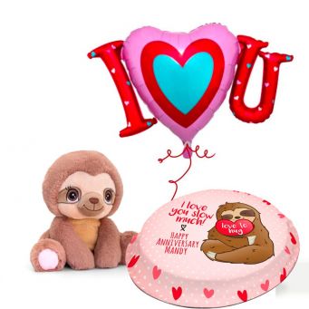 Sloth Anniversary Gift Set 