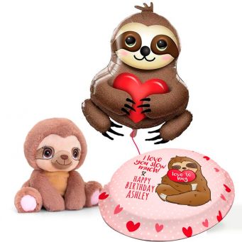 Sloth Birthday Gift Set
