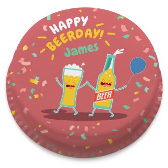 Beerday Birthday Cake