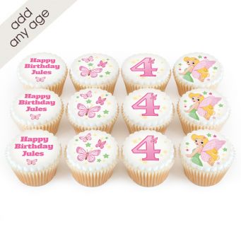 12 Fairy Number Cupcakes