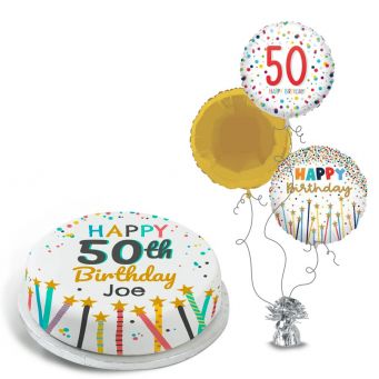 50th Birthday Stars Gift Set