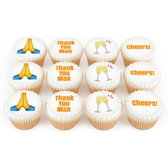 12 Thank You Cheers Cupcakes