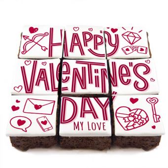 Letterbox Valentine's Day Brownies