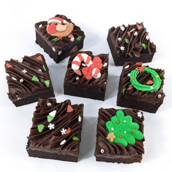 Christmas Present Brownies