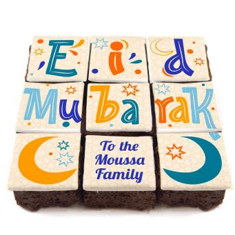 Playful Eid Brownies
