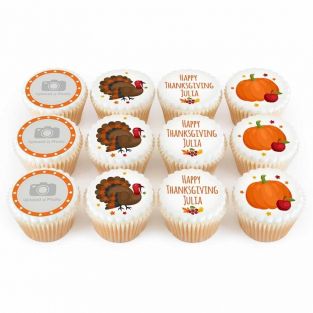 12 Thanksgiving Cupcakes