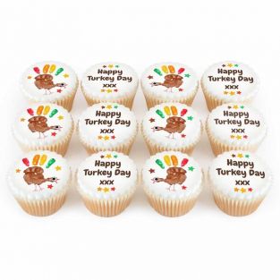 12 Turkey Cupcakes