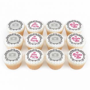 12 Bride-To-Be Cupcakes