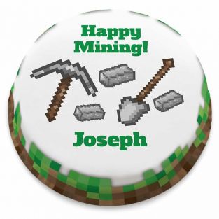Happy Mining Cake