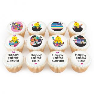 12 Colourful Egg Cupcakes