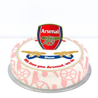 Arsenal Themed Topper Cake