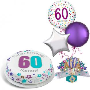 60th Rainbow Dots Gift Set