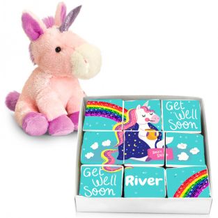 unicorn get well gift set