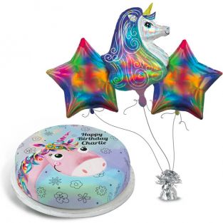 Glitzy Rainbow Unicorn Gift Set