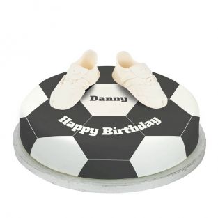white football boots cake