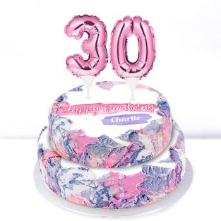 30th Birthday Ombre Cake