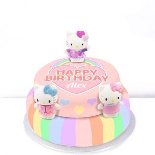 Hello Kitty Tiered Cake